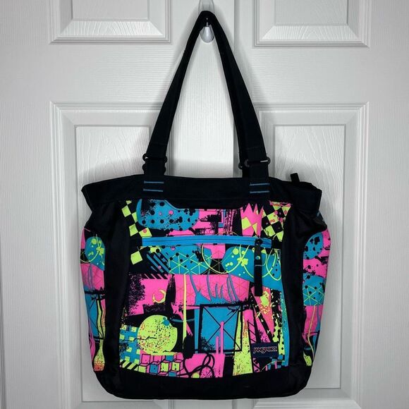 Jansport Handbags - Jansport Retro Shoulder Bag y2k 90’s Neon